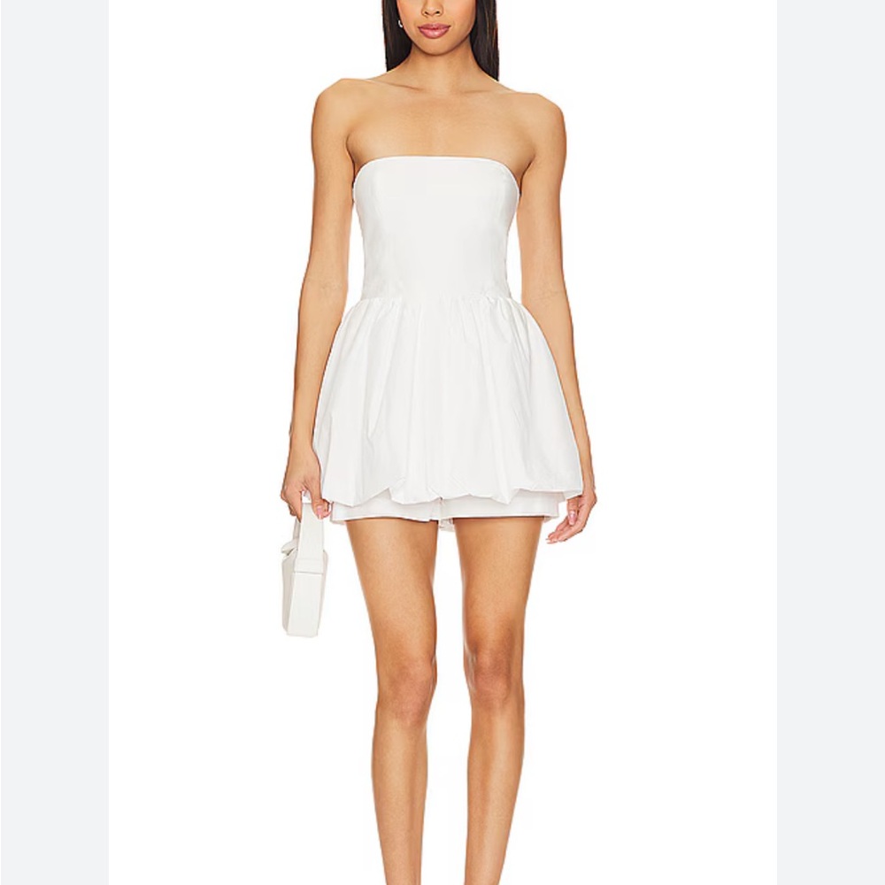 Amanda Uprichard White Romper/Dress